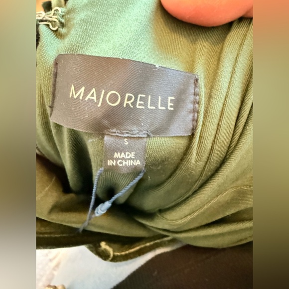 NWT MAJORELLE GREEN VELVET FANTASIA DRESS - Picture 9 of 9